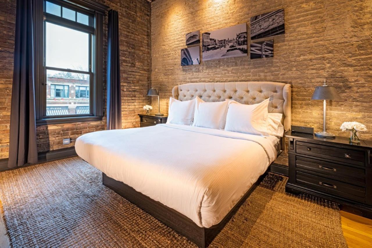 Hip Urban Loft-Small Town Charm-124 Lofts #2 West Dundee Bagian luar foto